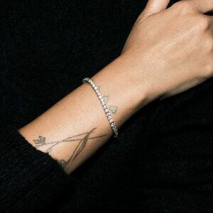 Dorsey Kate 3mm Lab White Sapphire Tennis Bracelet